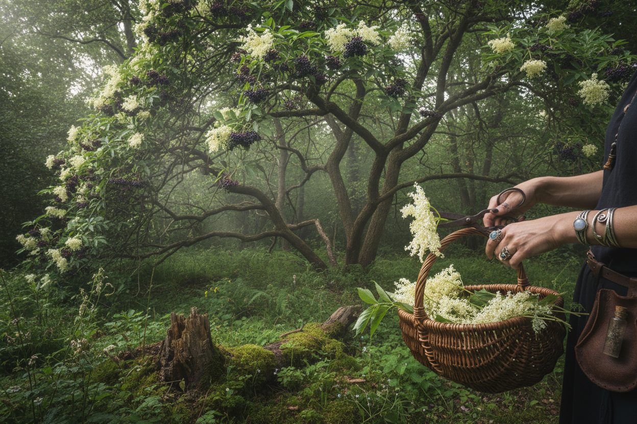 Elder Tree Growing, Foraging & Harvesting: Witch's Complete Guide ...