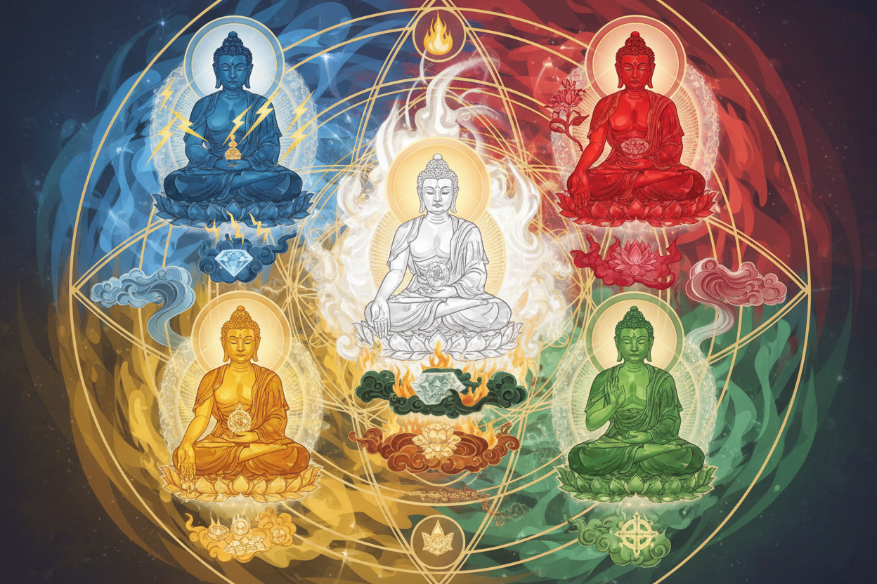 Five Buddha Families System The Mandala of Enlightened Qualities