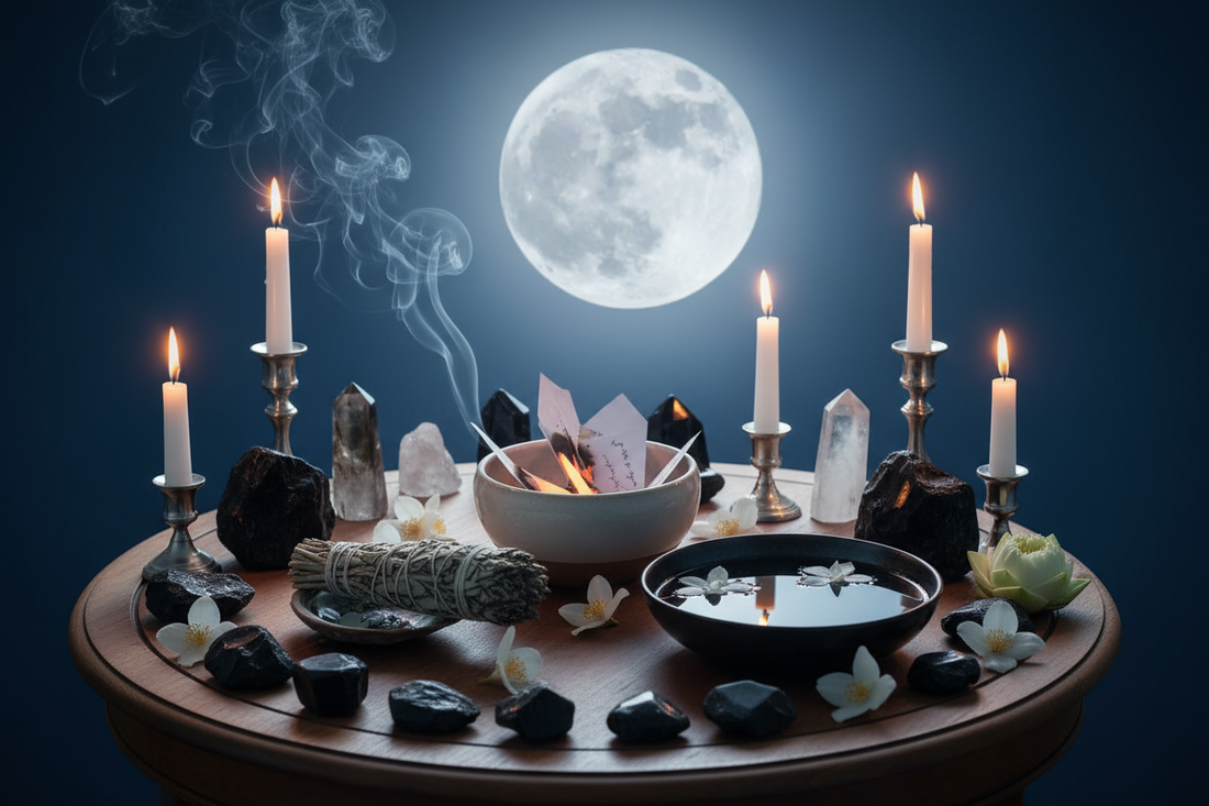 Full Moon Release Rituals: Letting Go with Crystal Energy