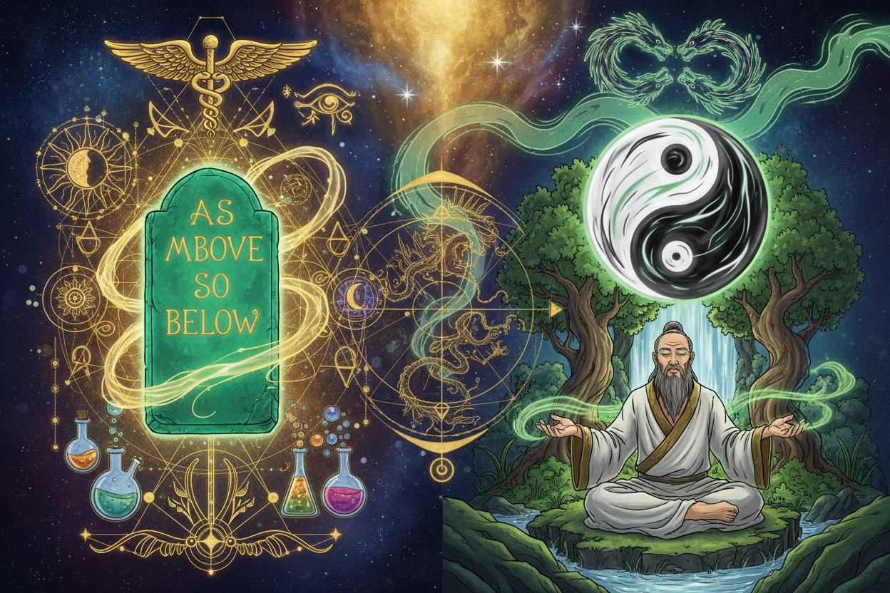 Hermeticism Vs Taoism As Above So Below Vs Wu Wei Compared Nicoles 
