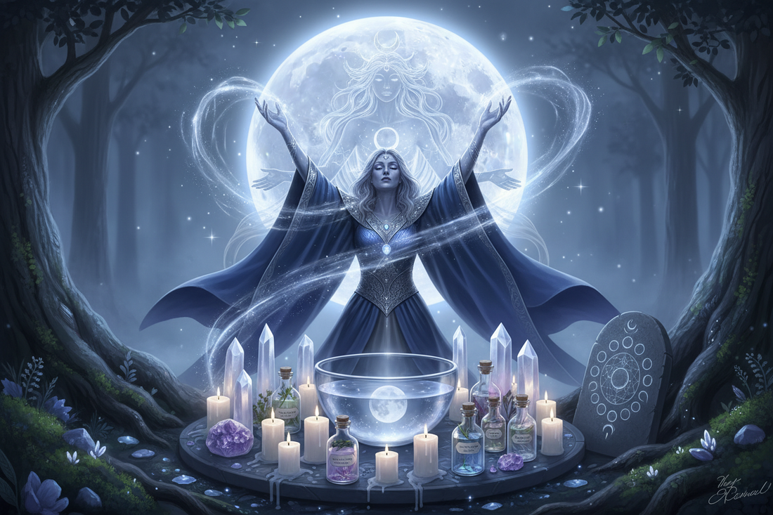 Moon Magic: Complete Guide to Working with Lunar Energy & Cycles