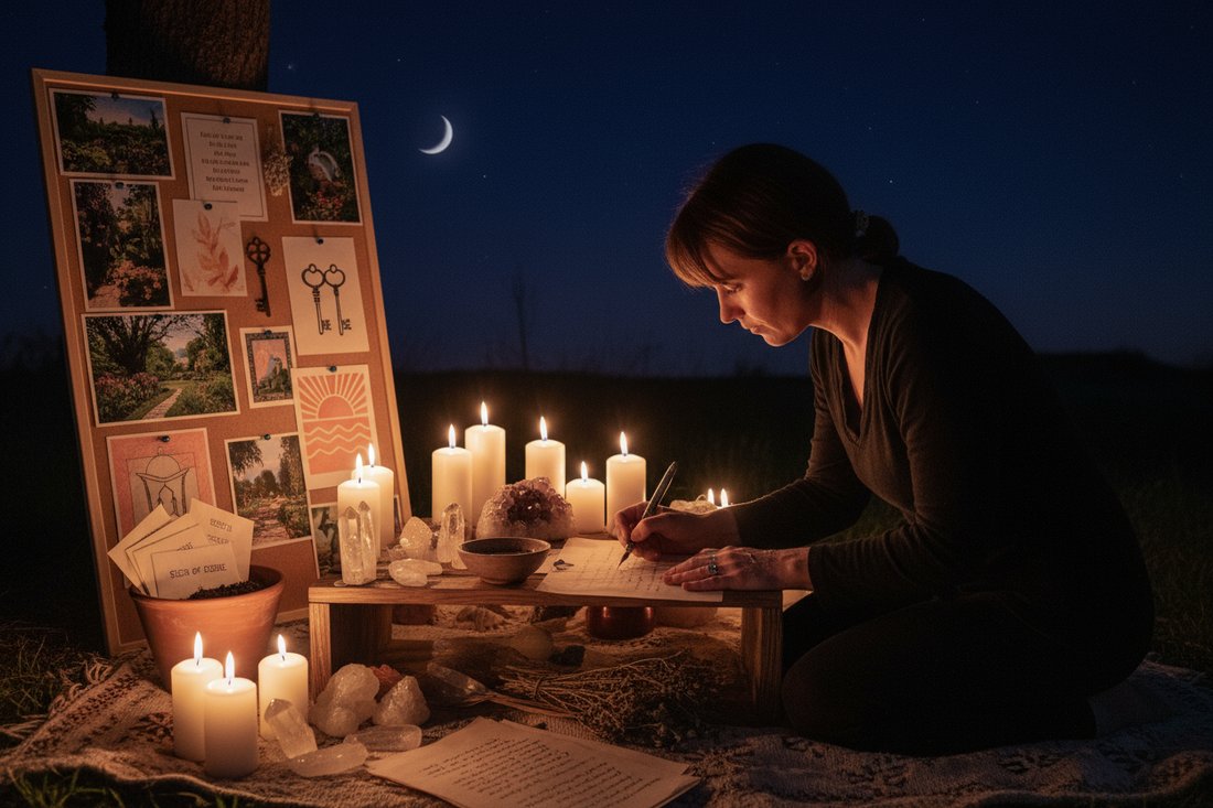 New Moon Ritual: Complete Guide to Manifestation & Setting Intentions