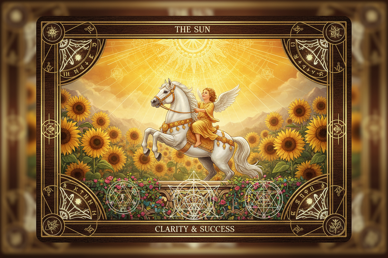 Tarot The Sun Meaning Joy Clarity Success