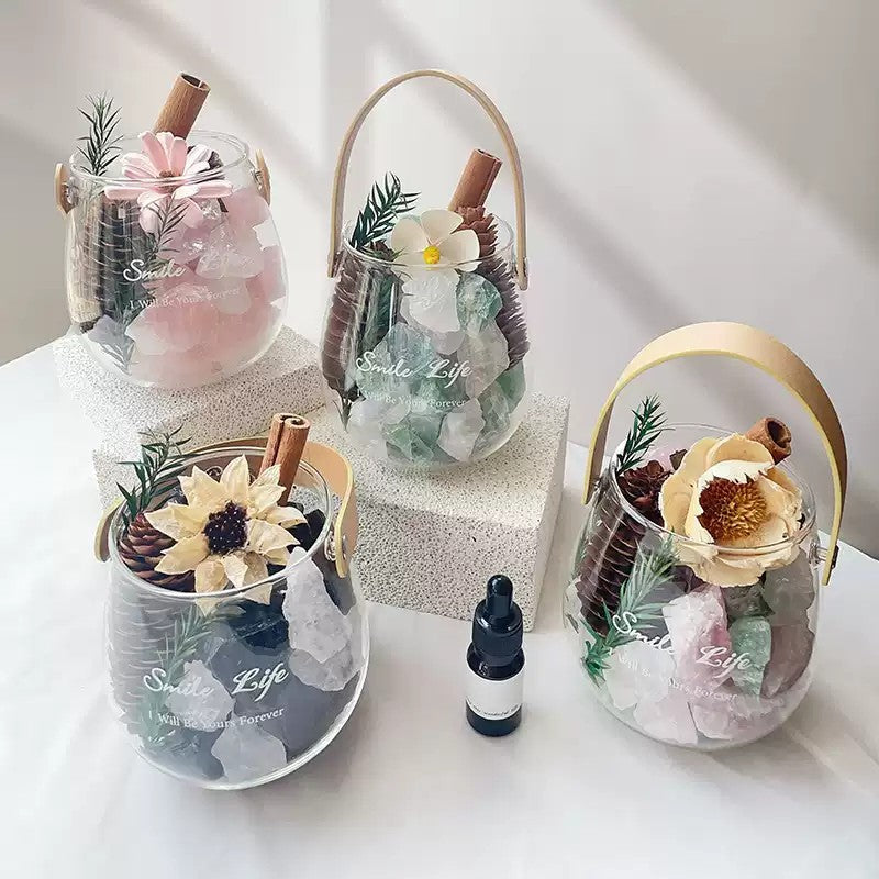 Flameless Aromatherapy Diffuser Stone Crystal