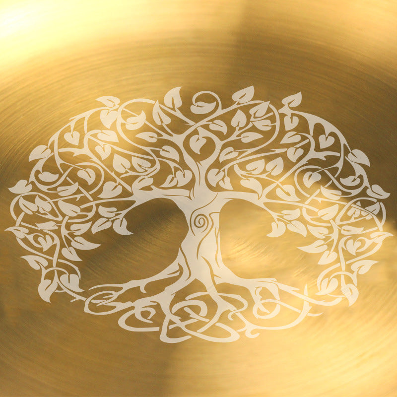 Tree of Life Steel Tray Nine-Hole Incense Holder Tray