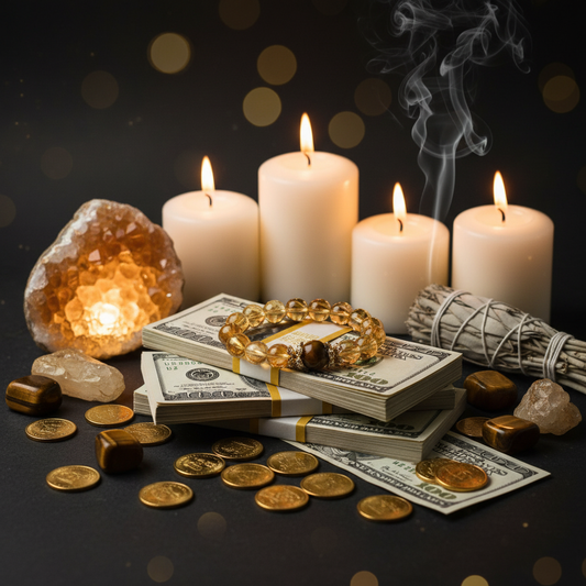 黄水晶手链-美金风格2