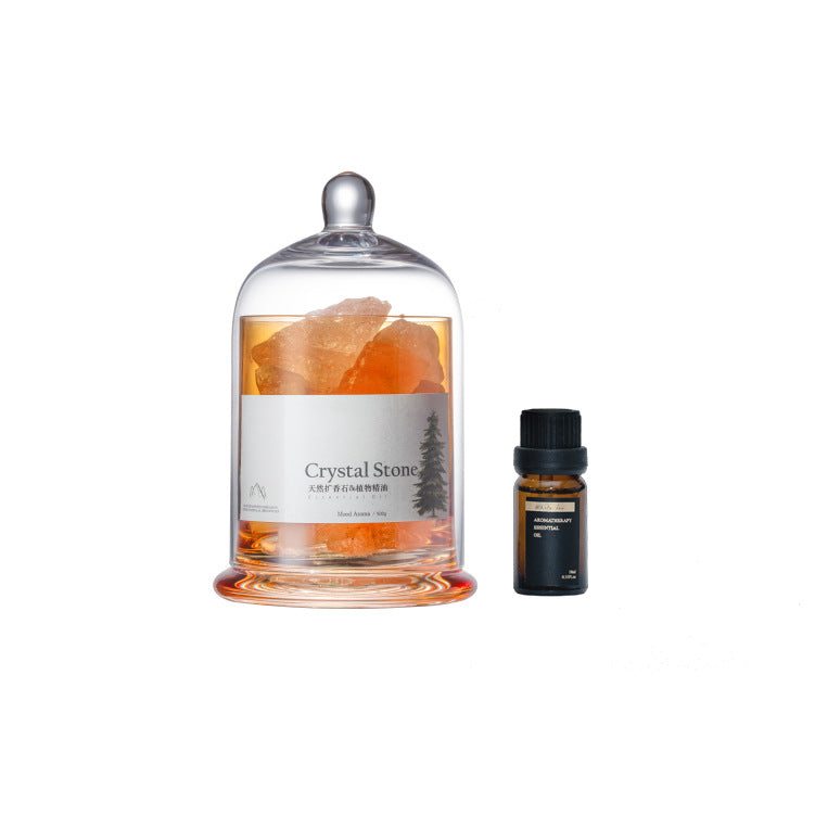 Orange Natural Crystal Stone Aromatherapy Gift Box