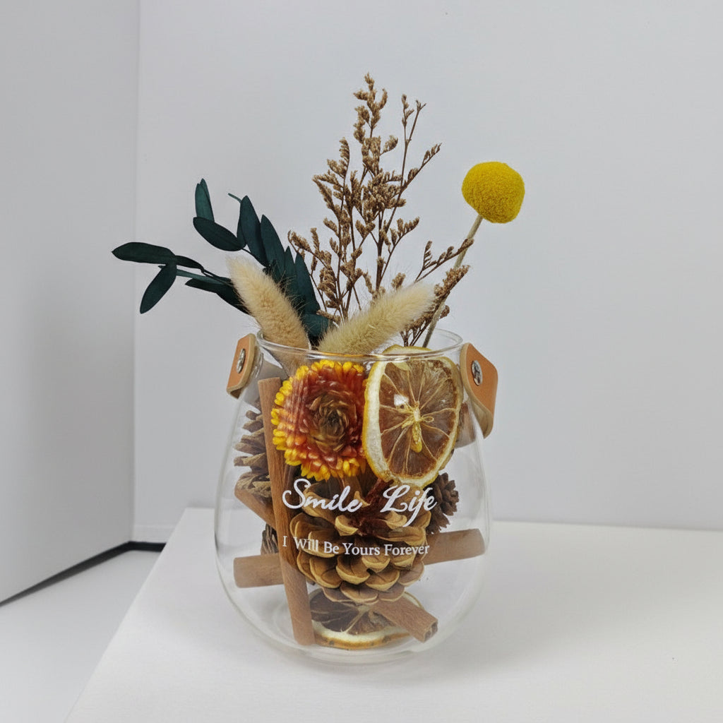 Aromatherapy Cinnamon Flameless Essential Oil Portable Leather Diffuser Cup