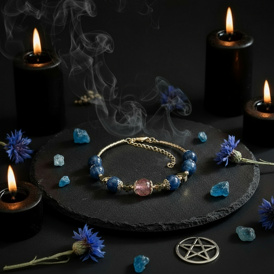 蓝晶石手链-黑色祭坛