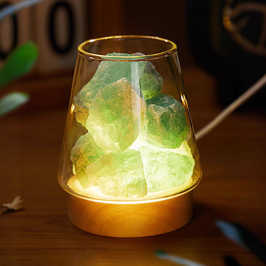 Aromatherapy Essential Oil Crystal Stone Salt Lamp