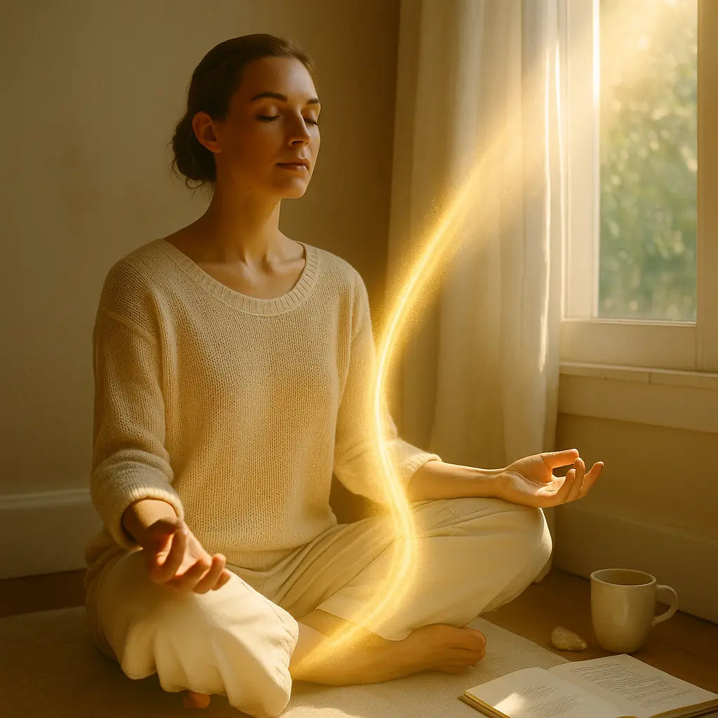 Golden Stream Meditation · Continuous Prosperity Audio(WAV + PDF) Nicole's ritual universe