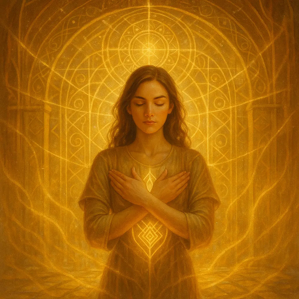 Golden Vault Shield · Printable Ritual Kit Nicole's ritual universe