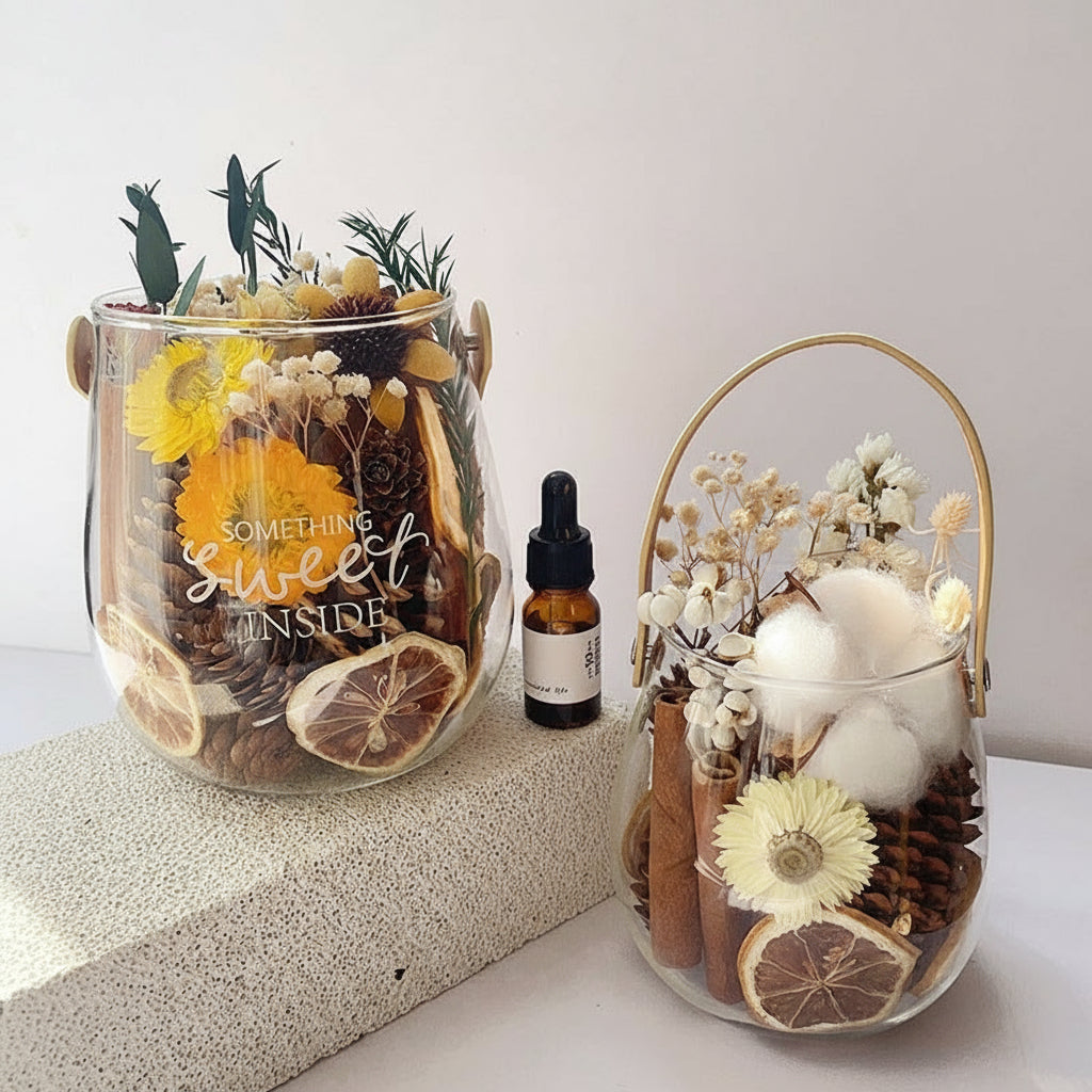 Aromatherapy Cinnamon Flameless Essential Oil Portable Leather Diffuser Cup