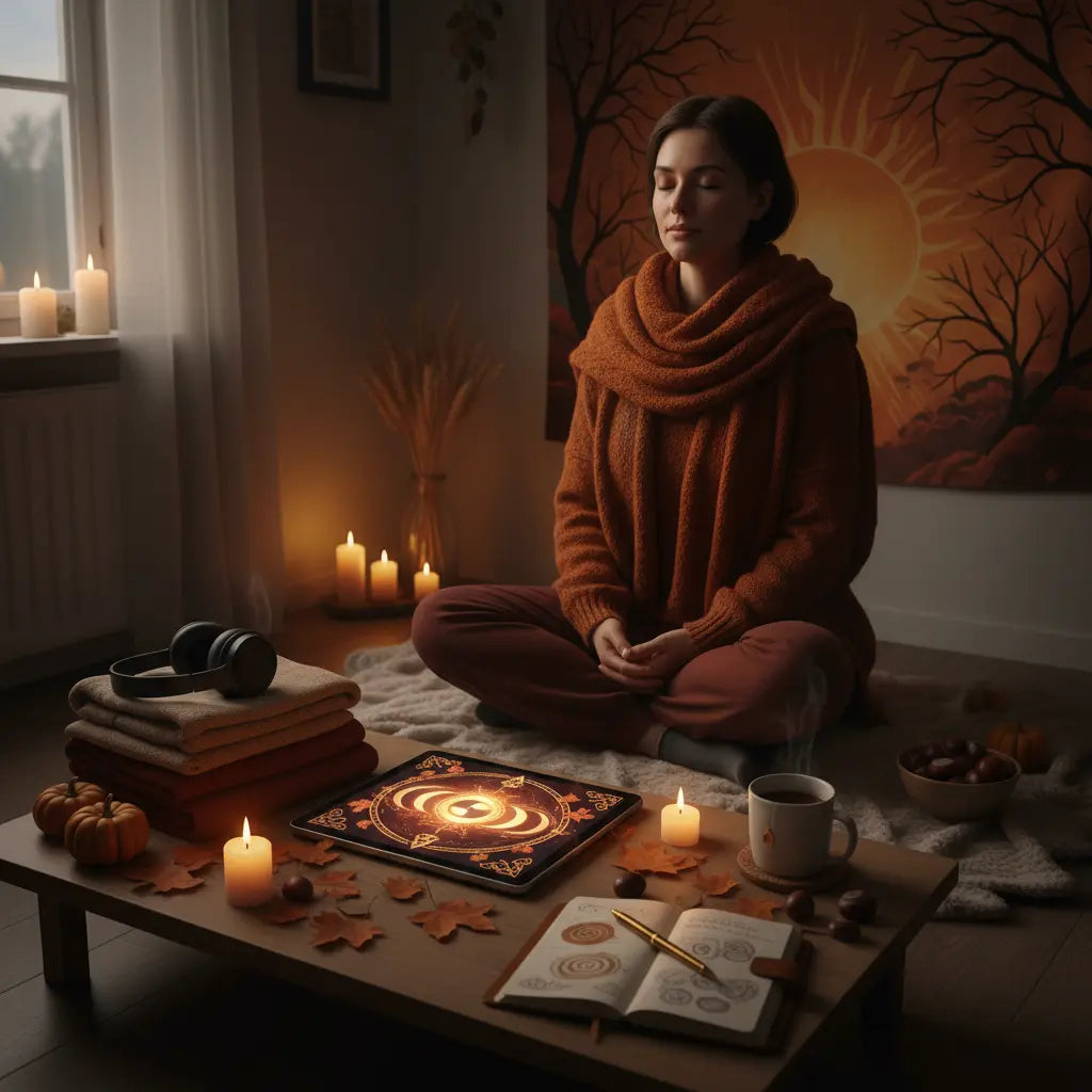 Autumn Equinox Preparation for Dark Meditation Scene