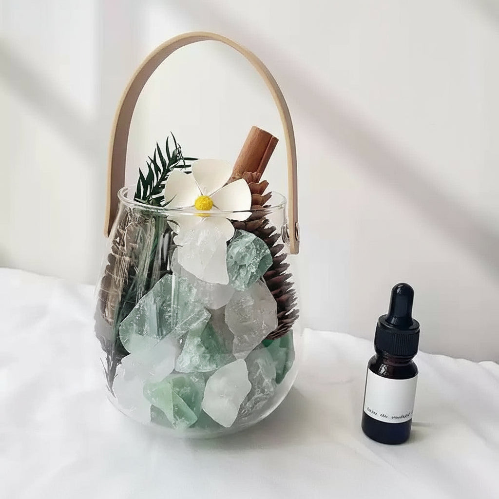 Flameless Aromatherapy Diffuser Stone Crystal