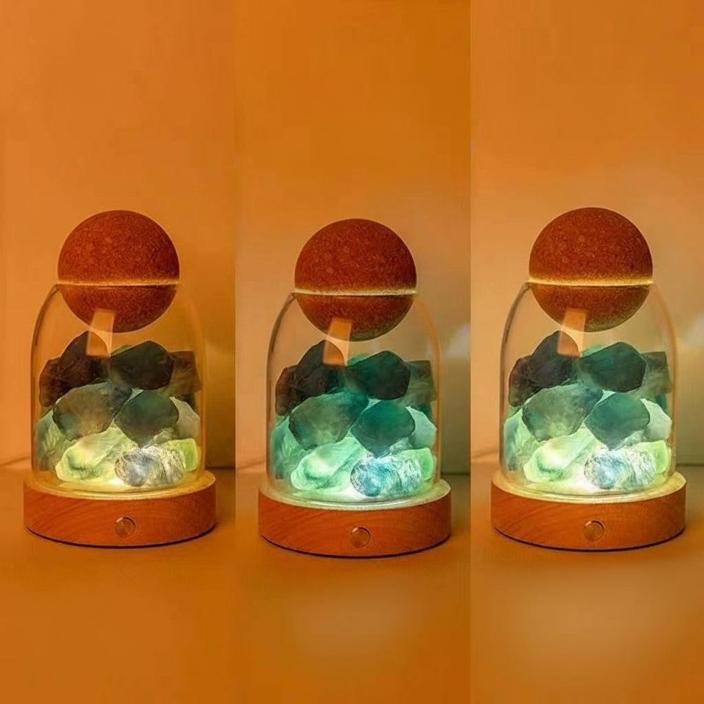 Aromatherapy Essential Oil Crystal Stone Salt Lamp