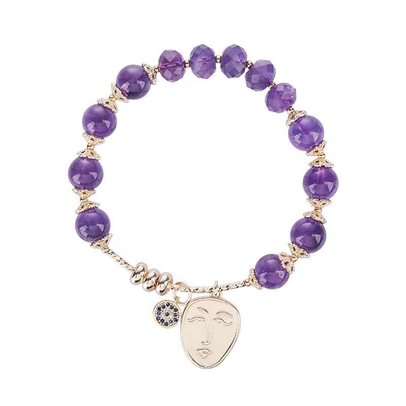 Amethyst Crystal Bracelet: Third Eye Awakening & Spiritual Protection