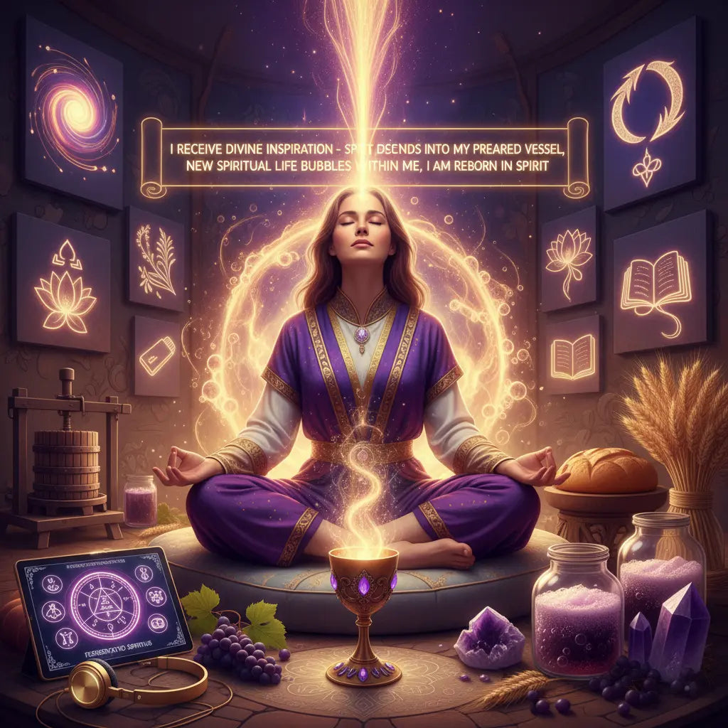 Fermentation Spiritual Inspiration Rebirth Meditation Scene