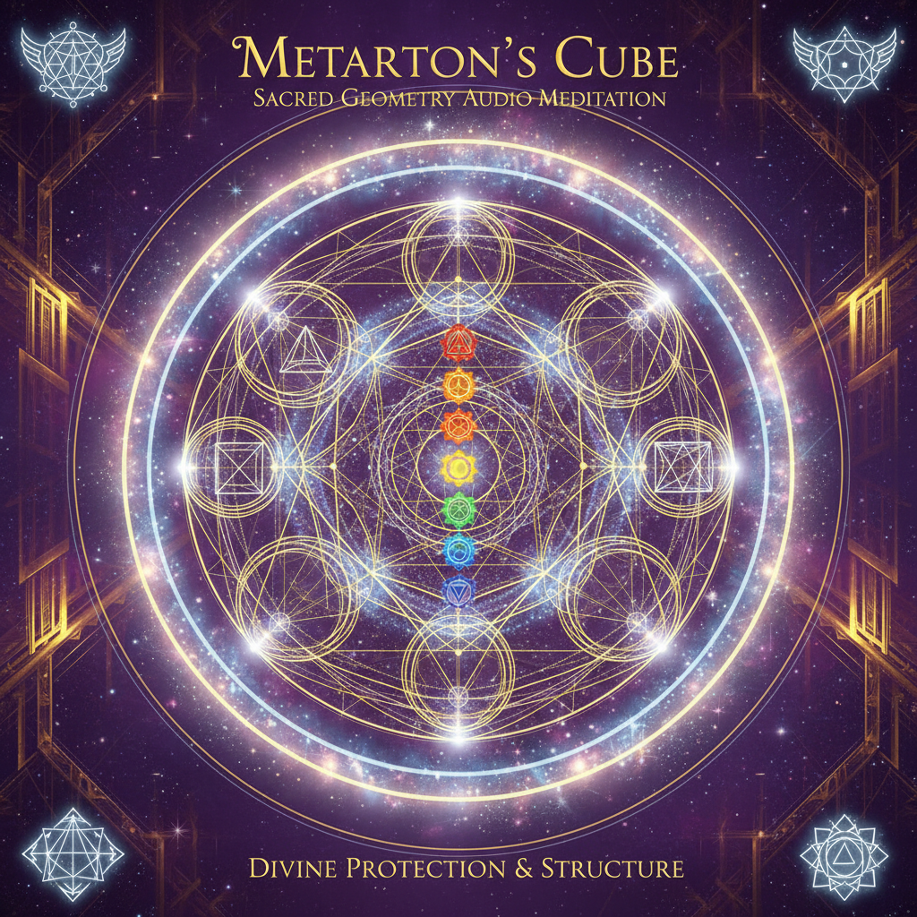 Metatron's Cube Divine Structure Protection Sacred Geometry Audio
