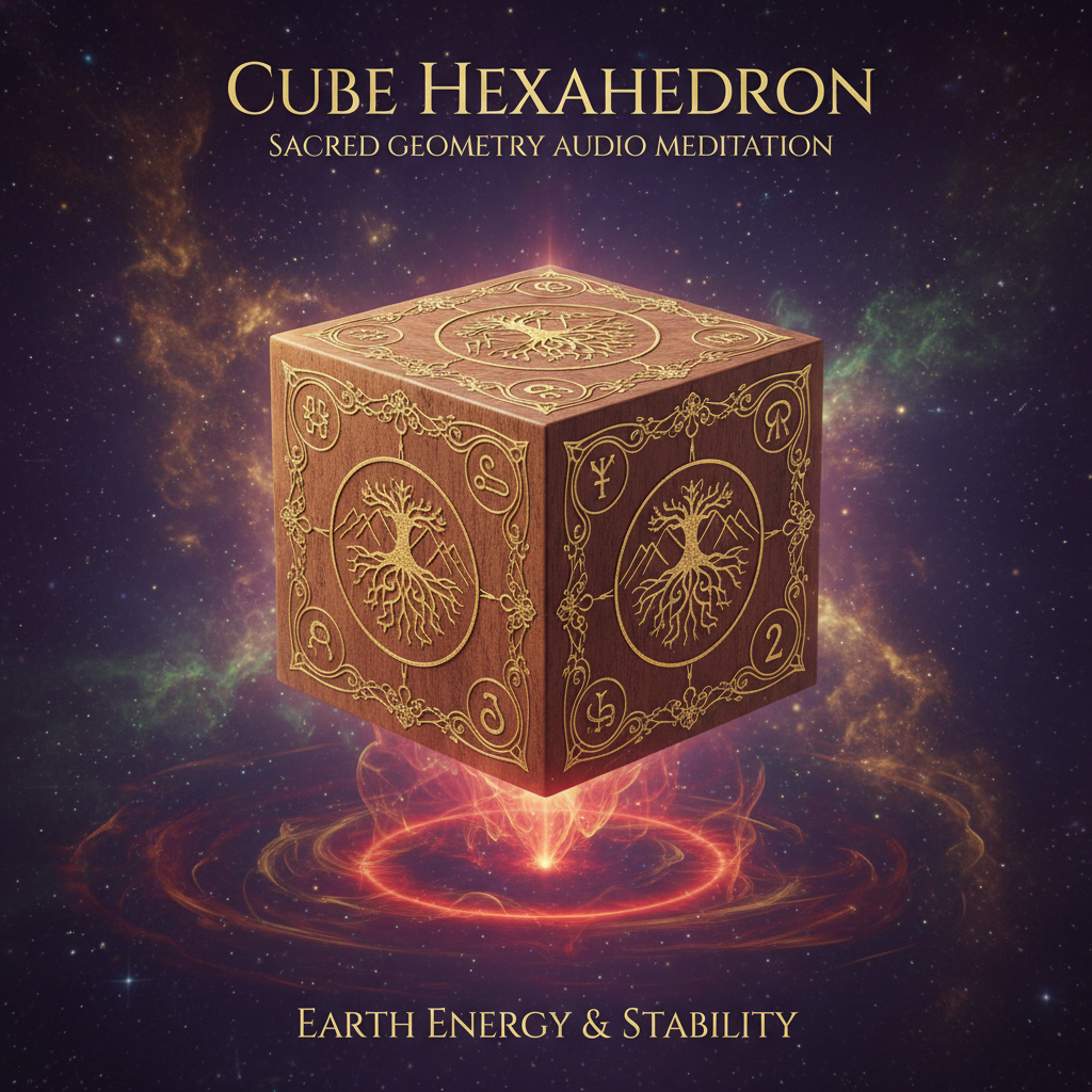 Cube Hexahedron Earth Element Stability Sacred Geometry Audio