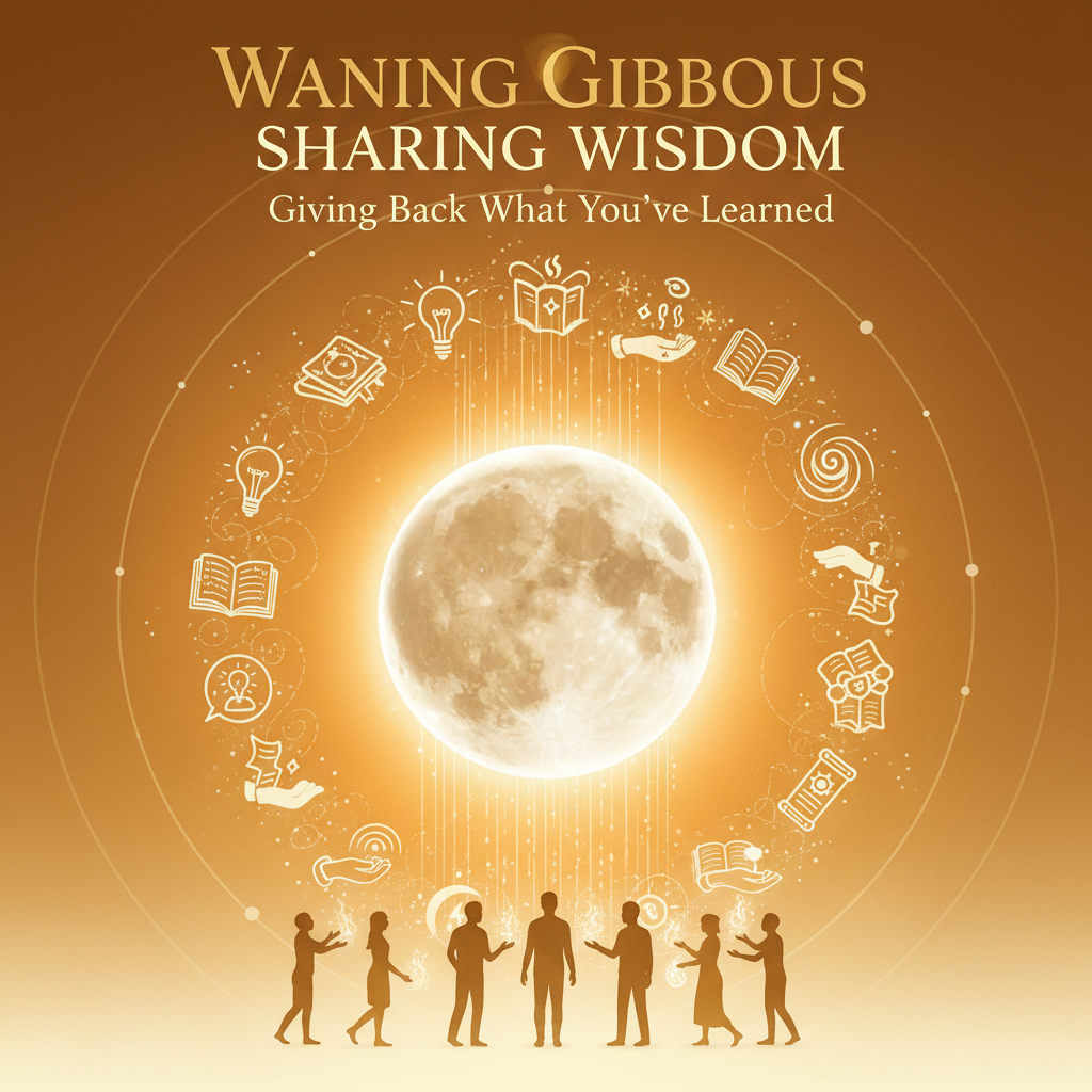 Waning Gibbous Sharing Wisdom audio cover