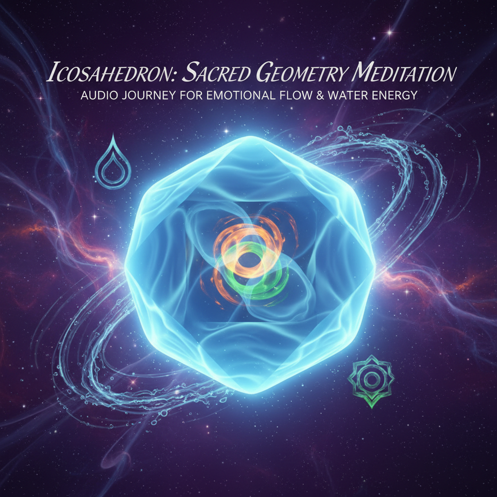 Icosahedron Water Element Emotional Flow Sacred Geometry Audio