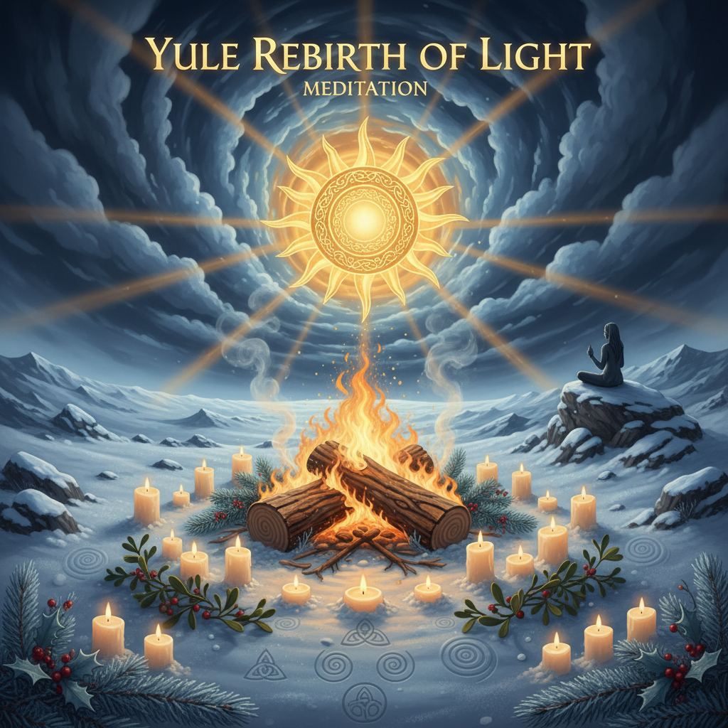 Yule Rebirth of Light meditation cover