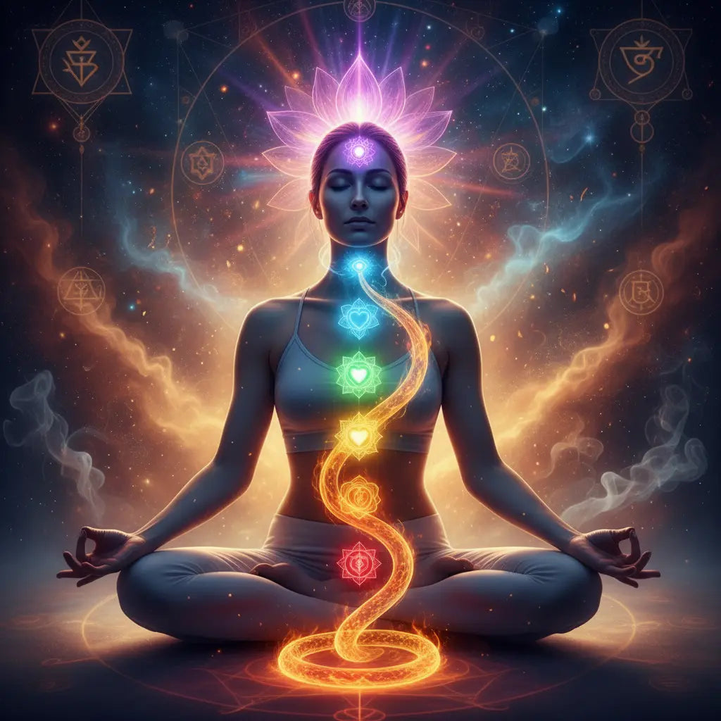 Kundalini Rising Through Chakras Meditation