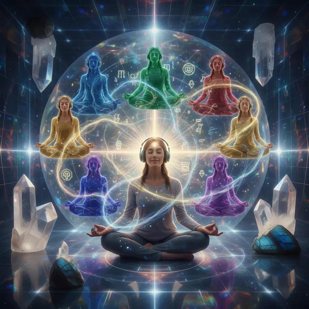 Parallel Life Awareness Meditation Scene