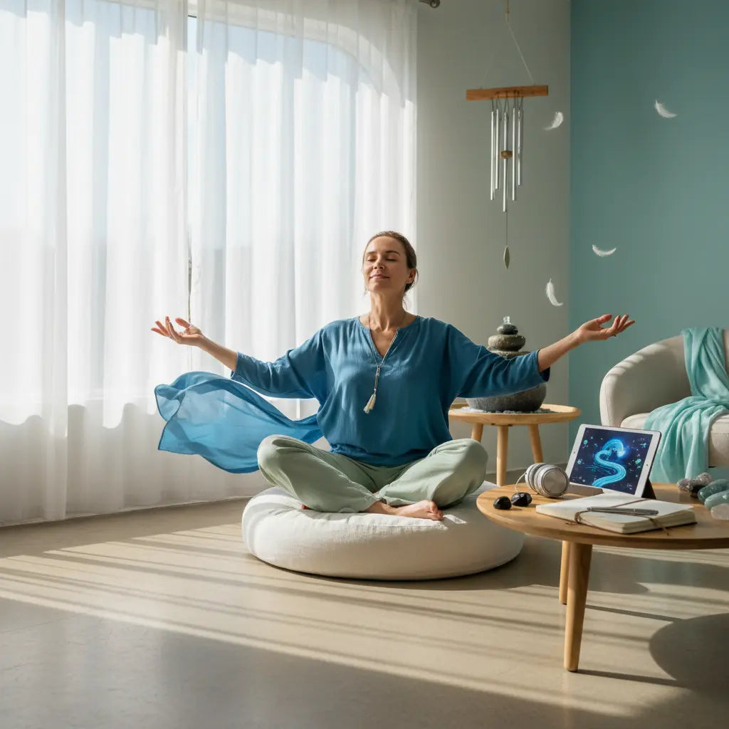 Resistance Release Allowing Meditation Scene