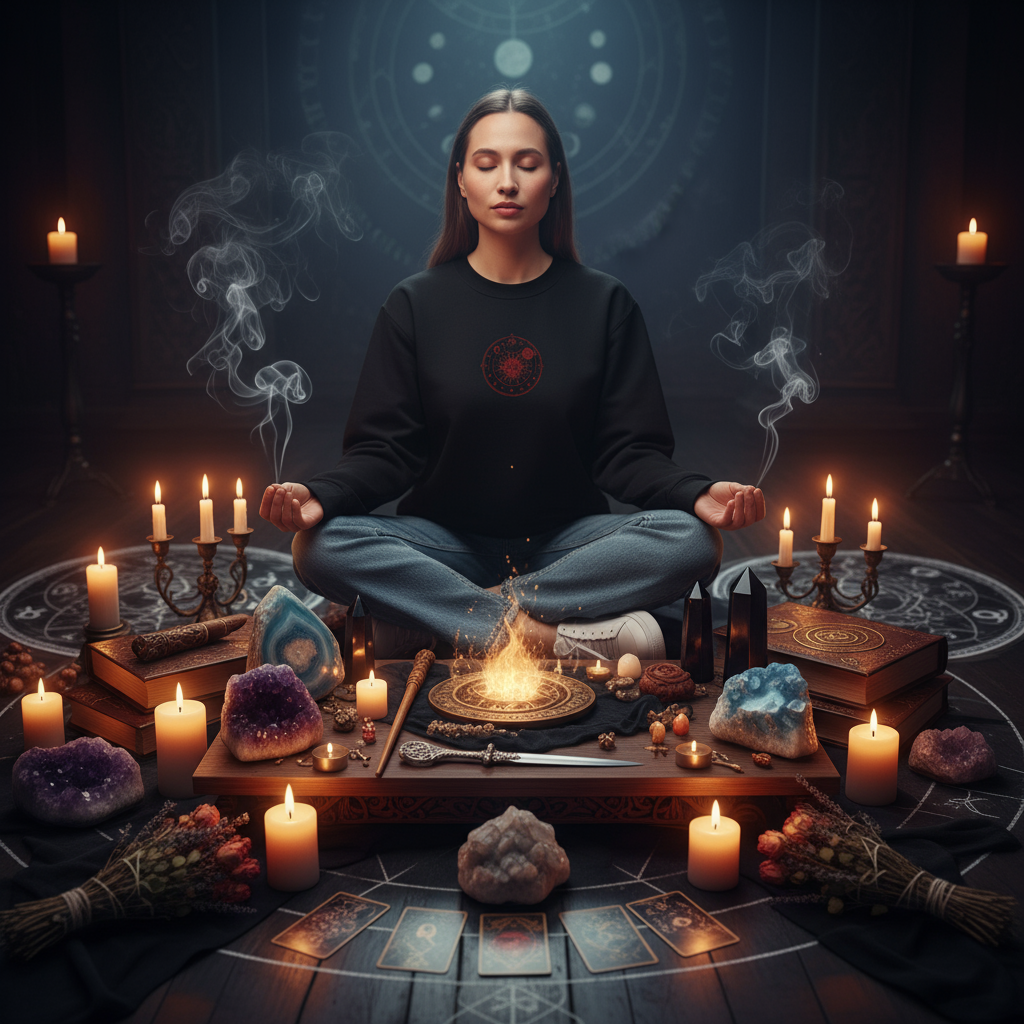 Ritual Universe Sweatshirt - Mystical Lifestyle Scene