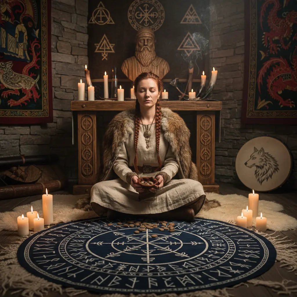Rune Casting Ambience Norse Sacred Space