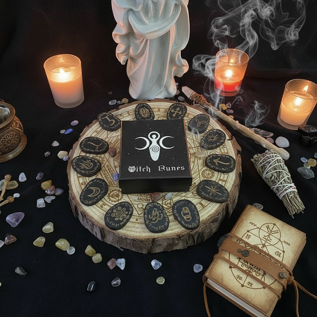 Runes Rune Symbols Inscriptions Set - Ritual Magic Style