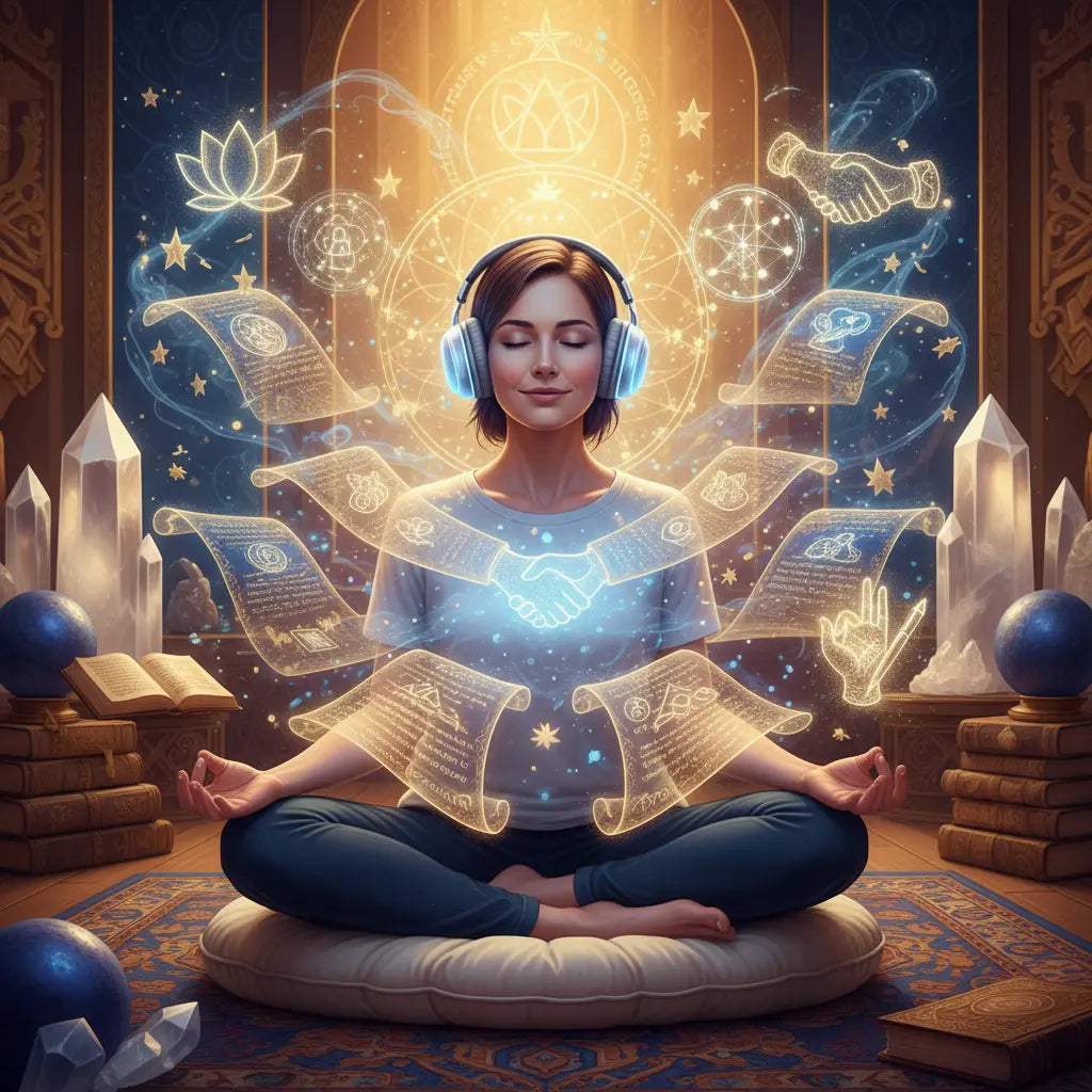 Soul Contract Review Meditation Scene