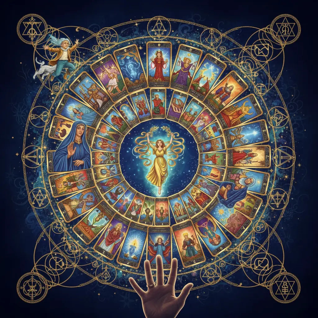 The Tarot Magic Book Poster