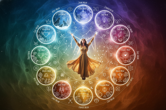 12 Full Moons: Year-Round Business Magic for Spiritual Entrepreneurs - Nicole's ritual universe