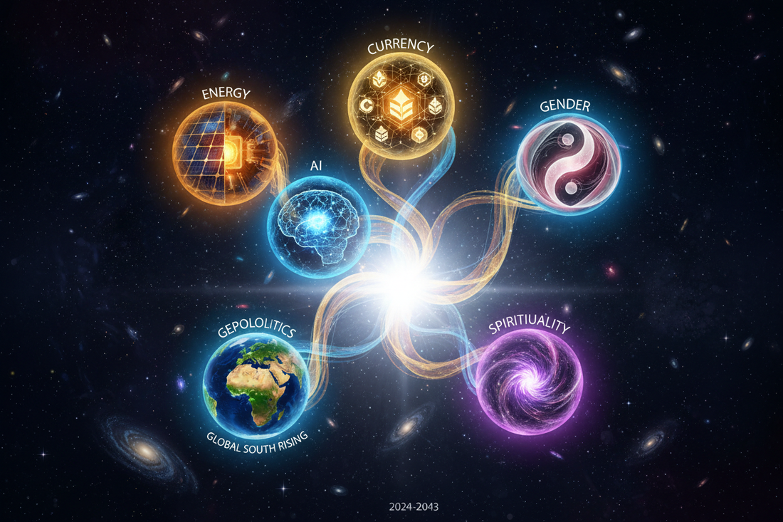 2024–2043: What All Three Systems Agree Is Coming