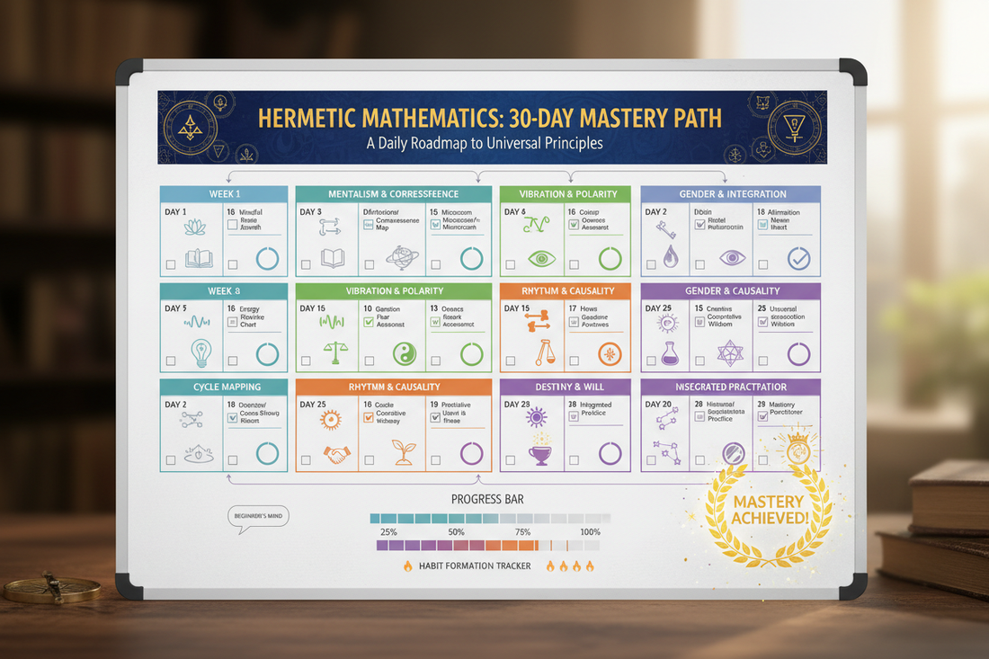 30-Day Hermetic Mathematics Practice Guide: Daily Exercises for Mastery
