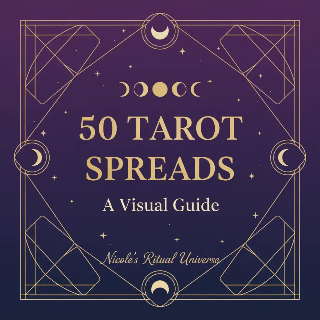 50 Tarot Spreads A Visual Guide cover