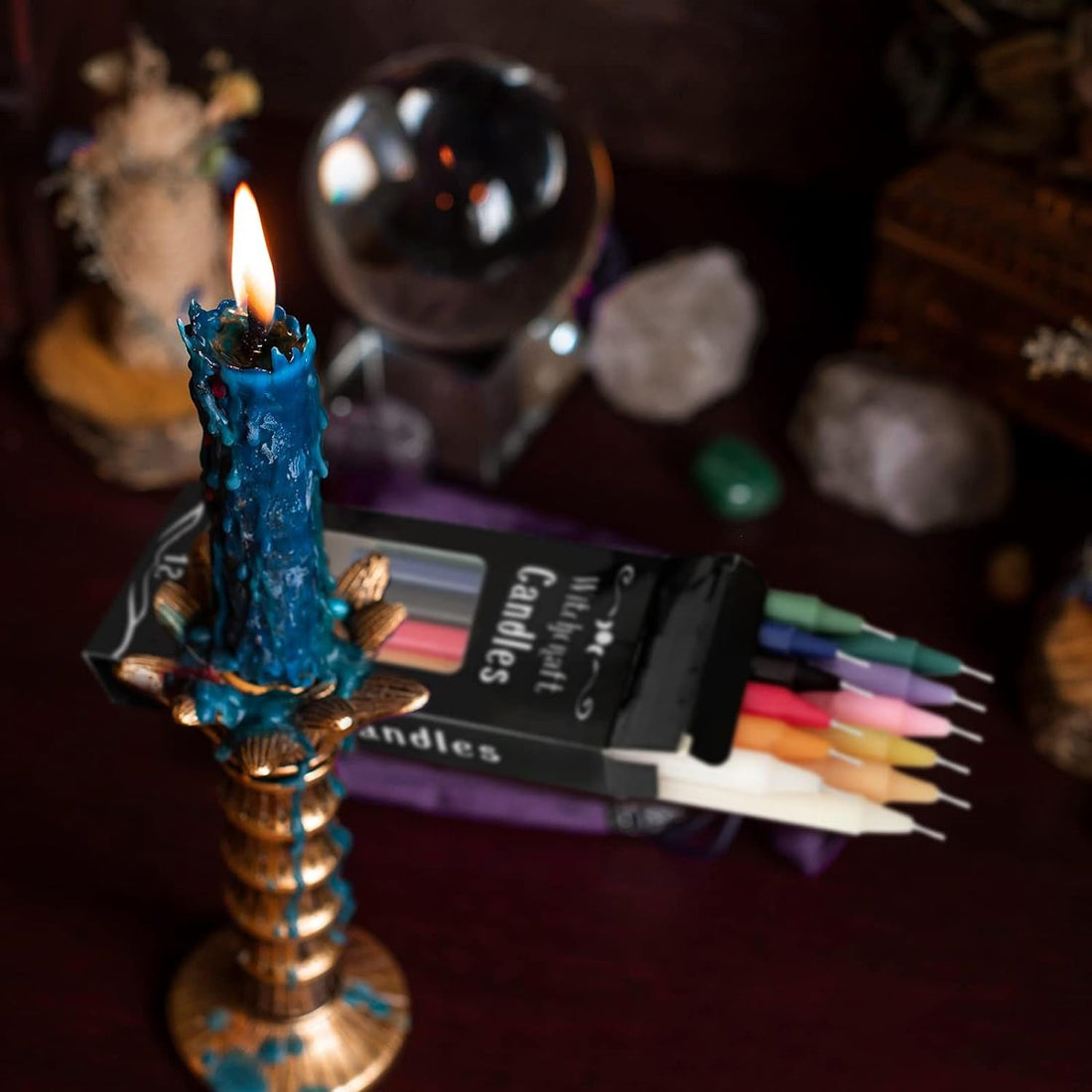 Altar bell from 64-piece complete witchcraft kit for opening and closing sacred space in ritual practice