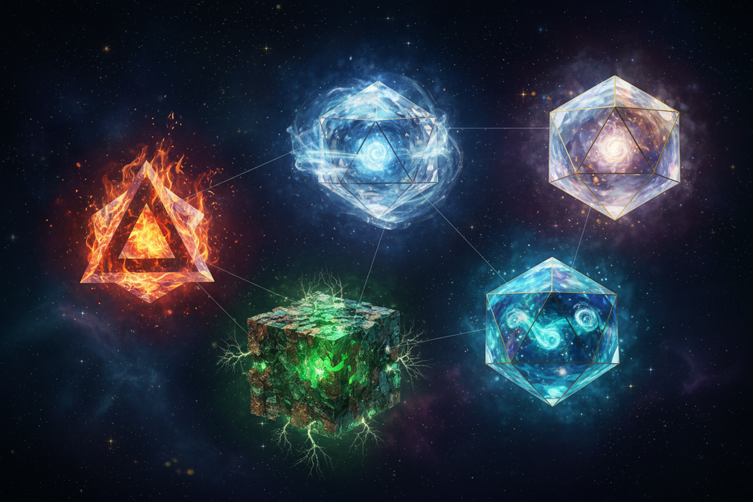 The 5 Platonic Solids: Sacred Geometry's Perfect Three-Dimensional Forms