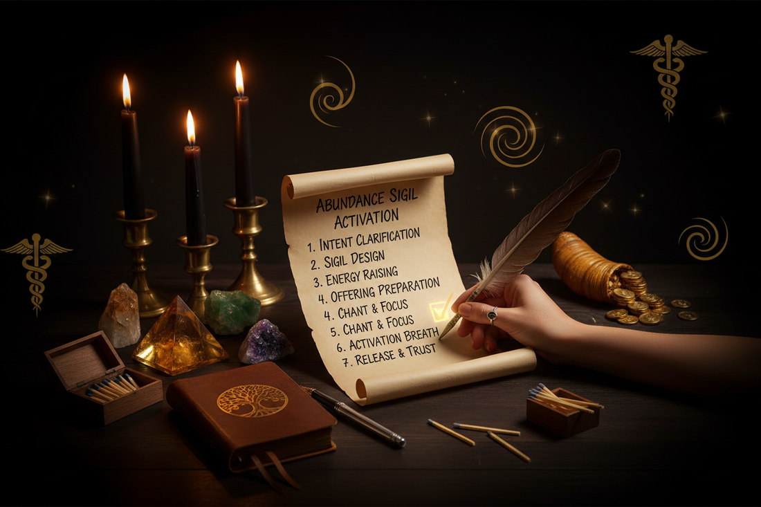 Abundance Sigil Activation Checklist: Never Miss a Step