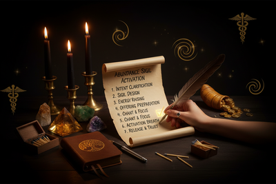 Abundance Sigil Activation Checklist: Never Miss a Step