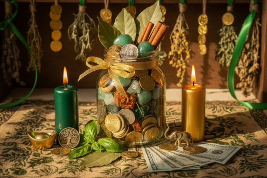 Abundance Jar Spell: Powerful Money Magnet to Attract Continuous Prosperity Nicole's ritual universe