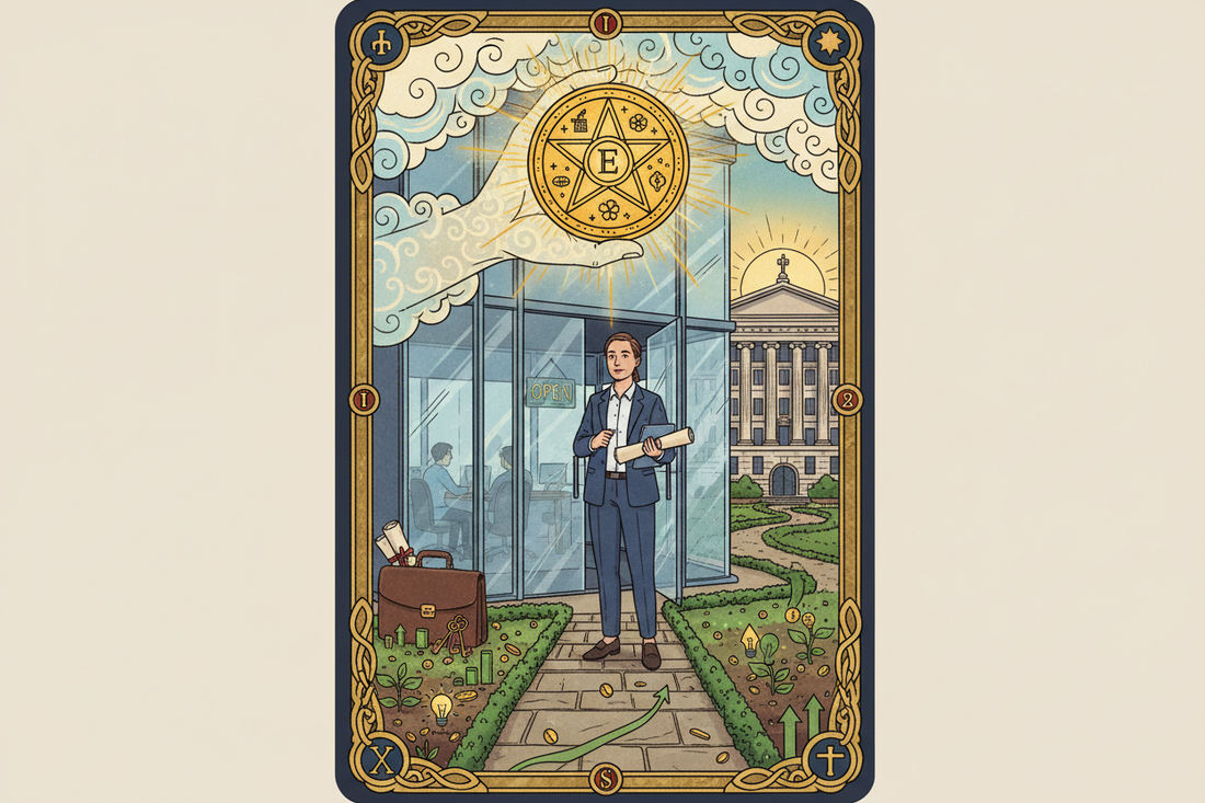Ace of Pentacles in Career Readings: New Opportunities & Financial Success