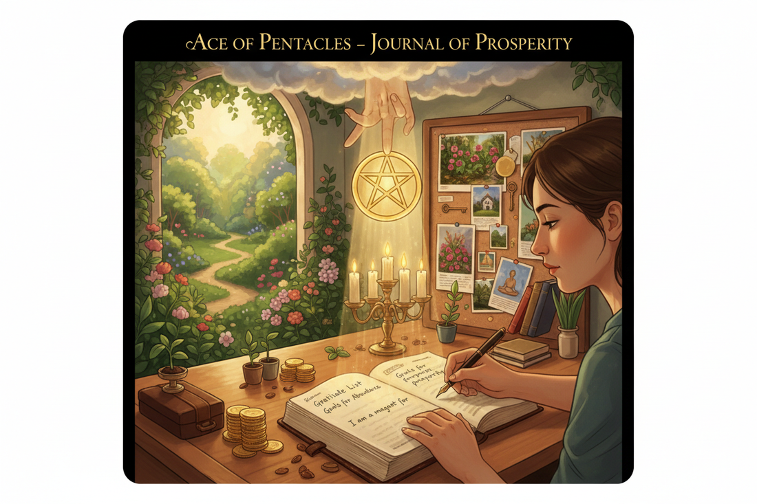 Ace of Pentacles Journal Prompts: 15 Questions for Self-Discovery