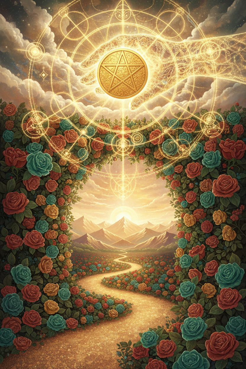 Ace of Pentacles (Light Path): Tarot Card Meaning, Ritual & Meditation Nicole's ritual universe