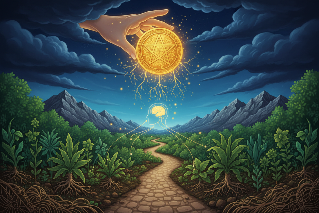 Ace of Pentacles — Material Opportunity and Grounding - Nicole's ritual universe