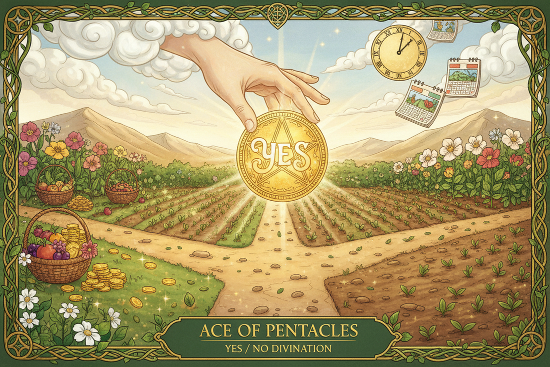 Ace of Pentacles Yes or No? (Plus Timing Predictions)