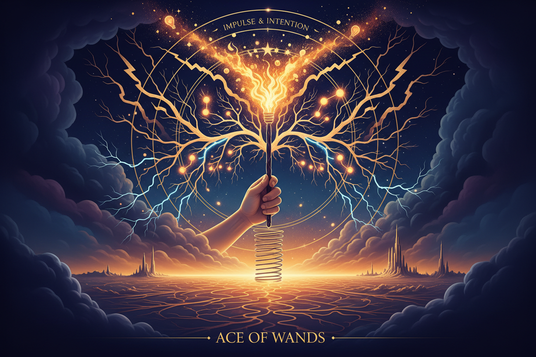 Ace of Wands — The Spark of Impulse Psychology - Nicole's ritual universe